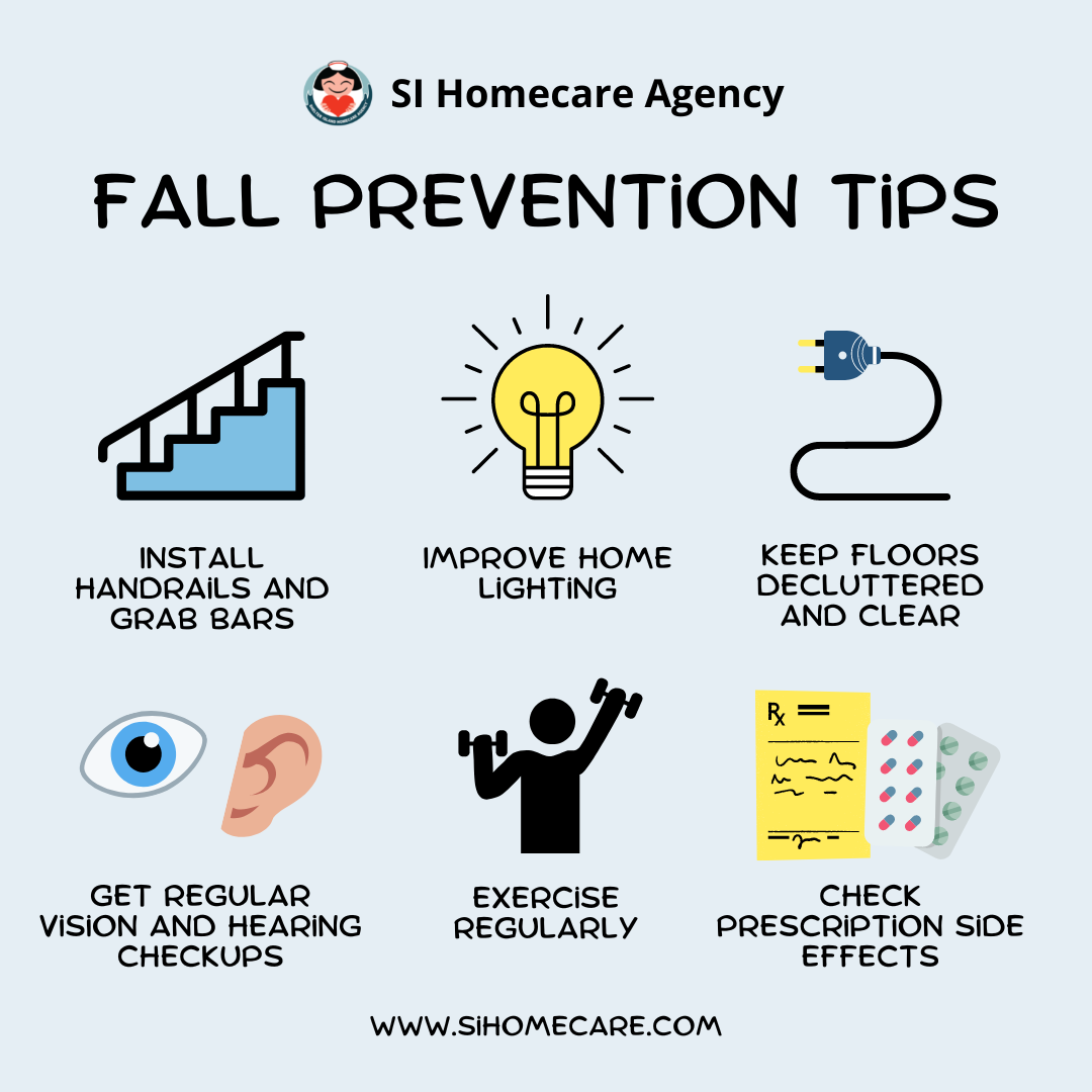 Fall Prevention Tips - SI HOMECARE